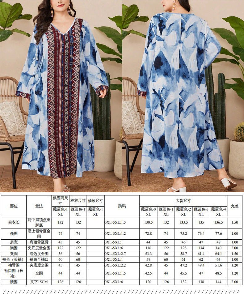in stock Broken Code Clearance 2024 Cross-border plus size Spring and Autumn Explosions Leisure Temperament Commuter Leisure Ladies dress - Cozy & Co. Market