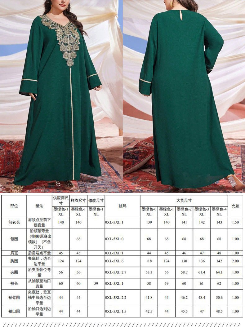 in stock Broken Code Clearance 2024 Cross-border plus size Spring and Autumn Explosions Leisure Temperament Commuter Leisure Ladies dress - Cozy & Co. Market