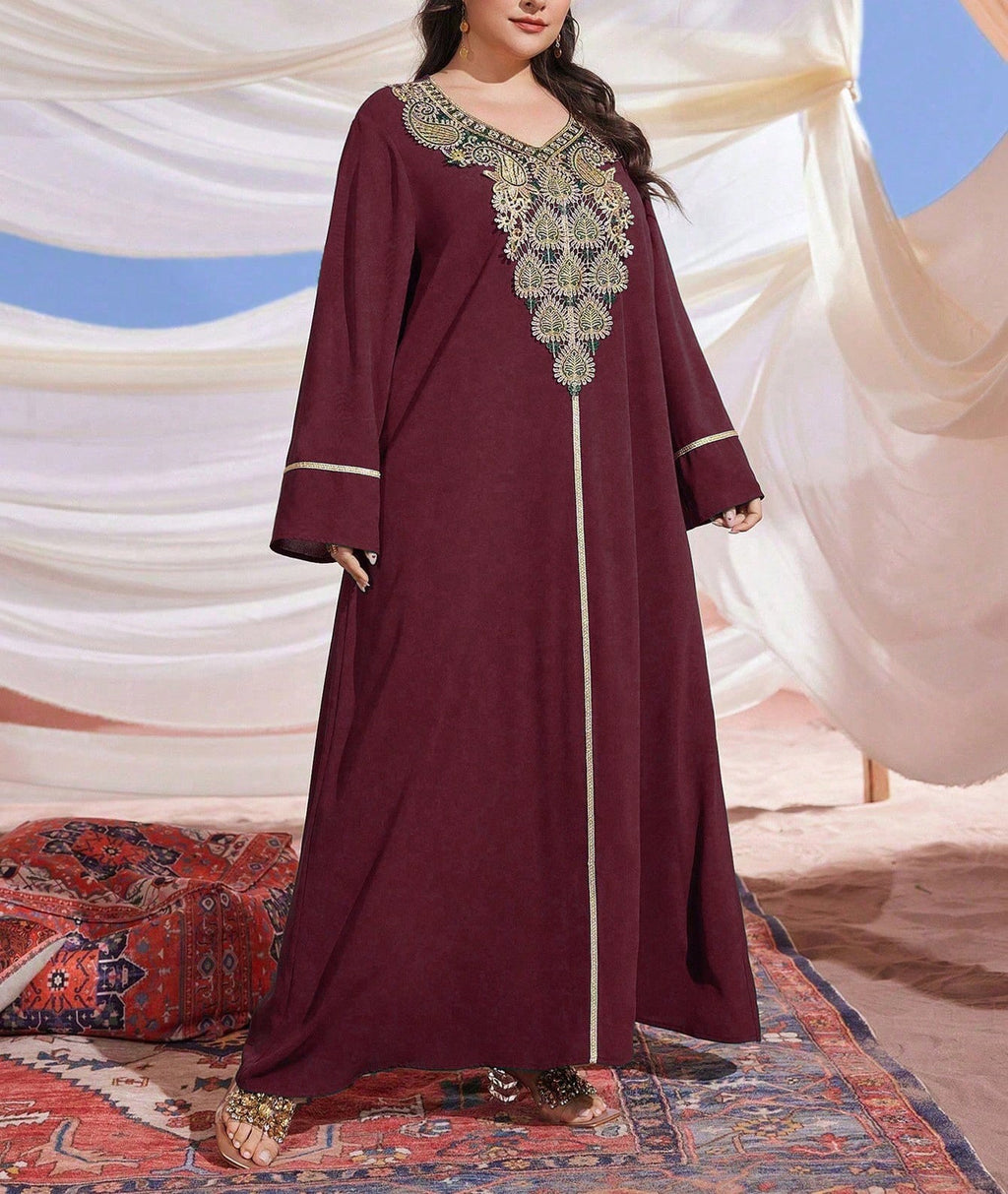 in stock Broken Code Clearance 2024 Cross-border plus size Spring and Autumn Explosions Leisure Temperament Commuter Leisure Ladies dress - Cozy & Co. Market