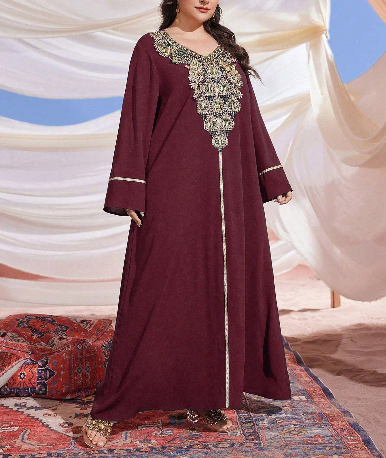 in stock Broken Code Clearance 2024 Cross-border plus size Spring and Autumn Explosions Leisure Temperament Commuter Leisure Ladies dress - Cozy & Co. Market