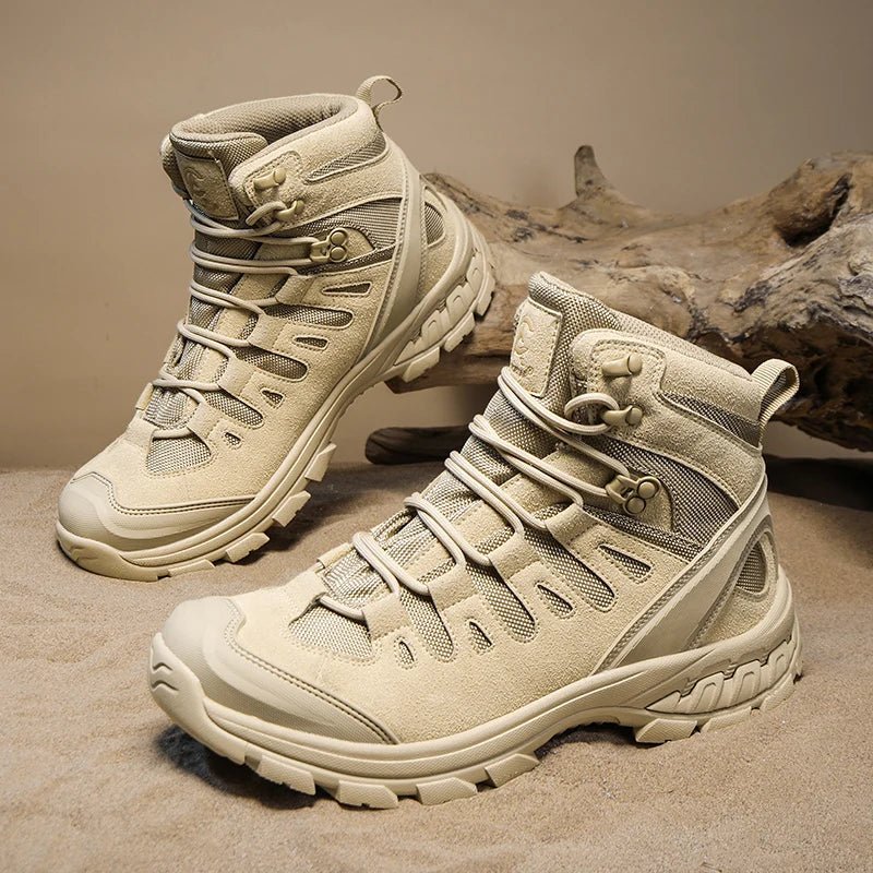 IN STOCK Famous Brand Comfortable Hiking Boots Wear-resistant Training Men Desert Outdoor Boots Sneakers CAMPING Hunting Boots - Cozy & Co. Market
