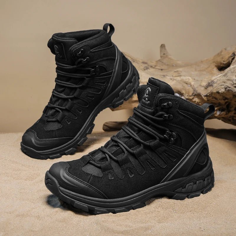 IN STOCK Famous Brand Comfortable Hiking Boots Wear-resistant Training Men Desert Outdoor Boots Sneakers CAMPING Hunting Boots - Cozy & Co. Market