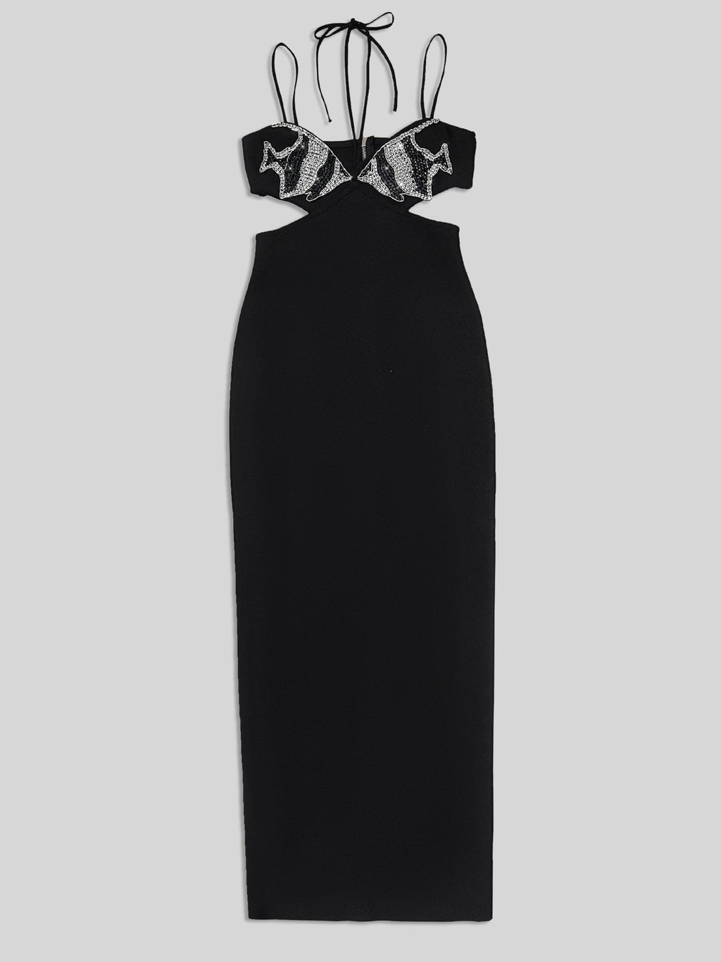 Independent Station Foreign Trade Tight Bandage dress Black Diamond Evening Dress Women's Banquet Elegant Light Luxury Niche High-end - Cozy & Co. Market