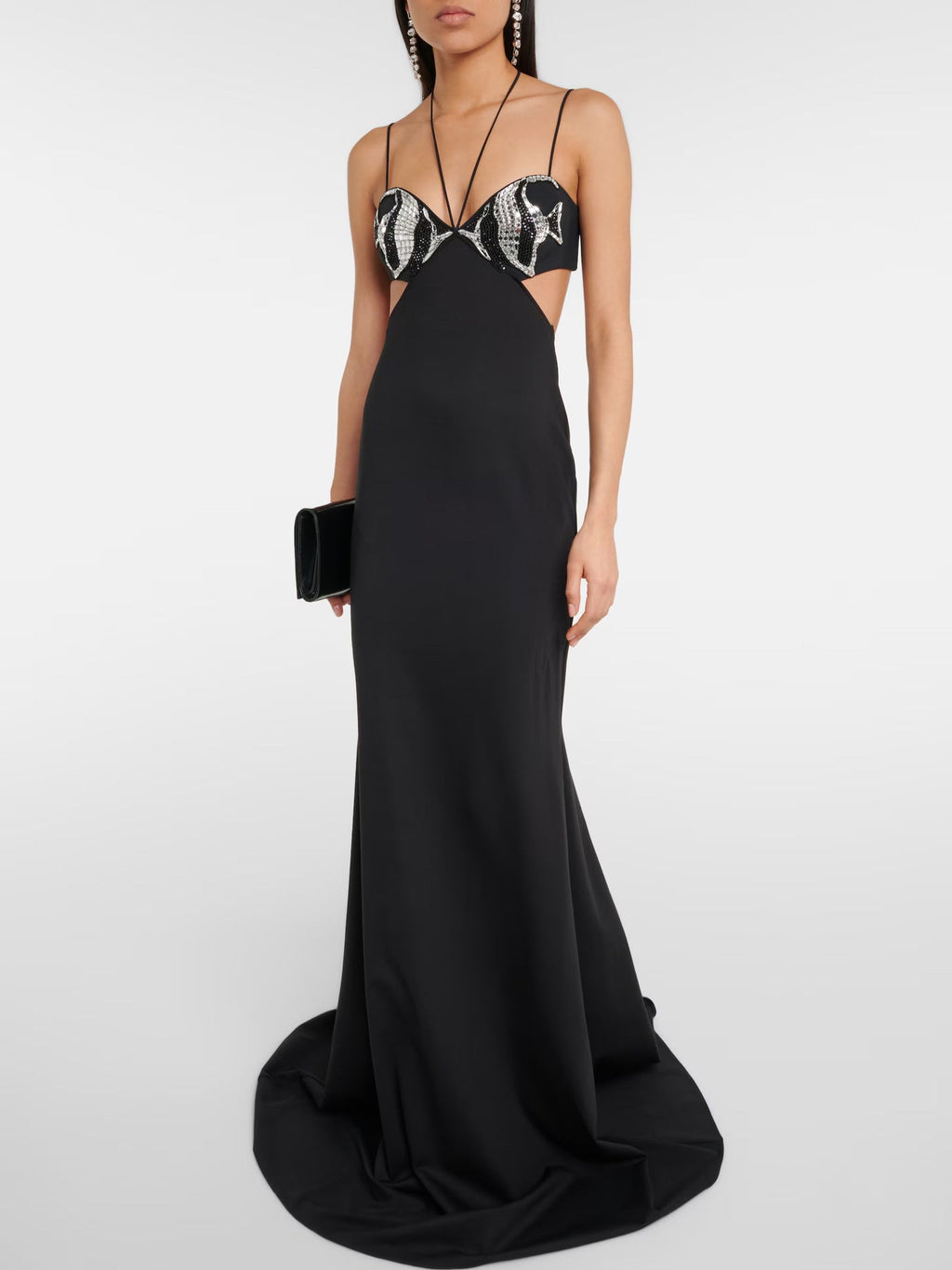 Independent Station Foreign Trade Tight Bandage dress Black Diamond Evening Dress Women's Banquet Elegant Light Luxury Niche High-end - Cozy & Co. Market