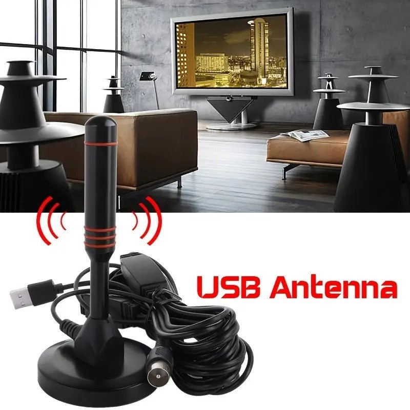 Indoor/Outdoor Suction Cup TV Antenna DTMB DVB-T2 - Cozy & Co. Market