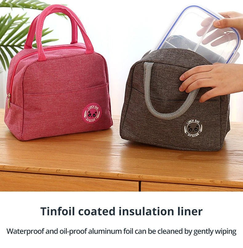 Insulated Lunch Bag Insulation Bento Pack Aluminum Foil Rice Bag Meal Pack Ice Pack Student Bento Lunch Handbag Insulation - Cozy & Co. Market