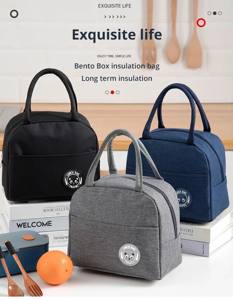 Insulated Lunch Bag Insulation Bento Pack Aluminum Foil Rice Bag Meal Pack Ice Pack Student Bento Lunch Handbag Insulation - Cozy & Co. Market