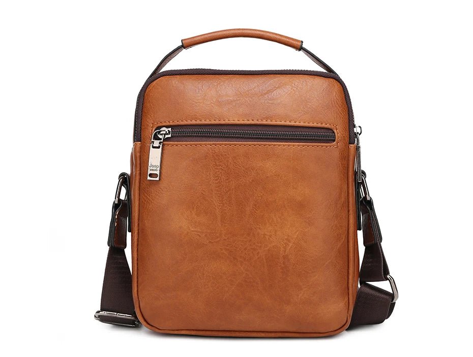 JEEP BULUO Multi-function Business Handbags Men New Man's Shoulder Bag Large Capacity Leather Messenger Bag Crossbody Big Brand - Cozy & Co. Market