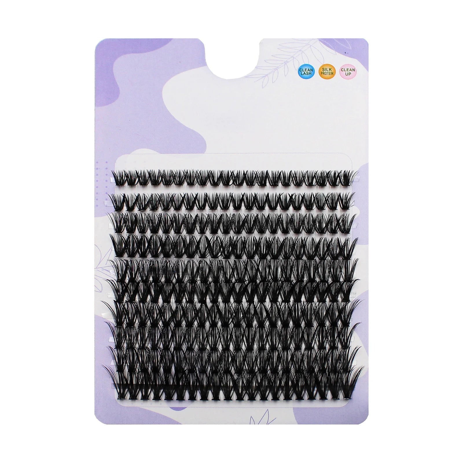 Jiefuxin DIY Lashes Fox Eye Manga False Eyelashes Large Capacity Tapered Thick Segmented Individual Cluster Lash Extensions - Cozy & Co. Market