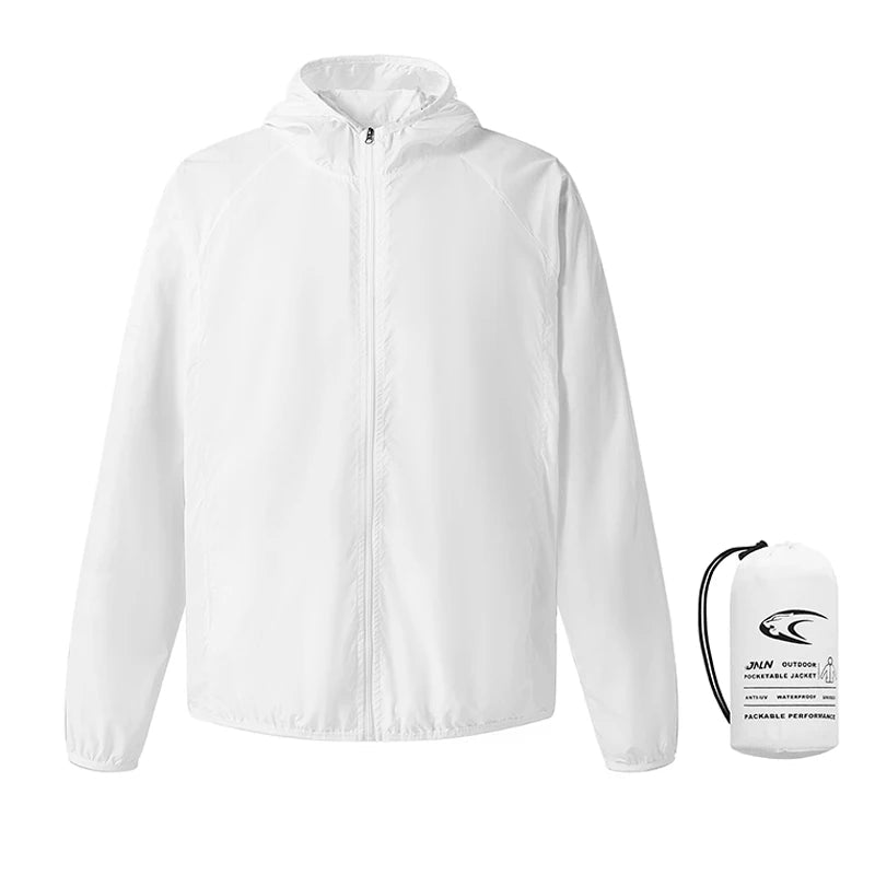 JNLN Camping Rain Jacket Men Women Waterproof Sun Protection Clothing Fishing Hunting Clothes Quick Dry Windbreaker With Pocket - Cozy & Co. Market