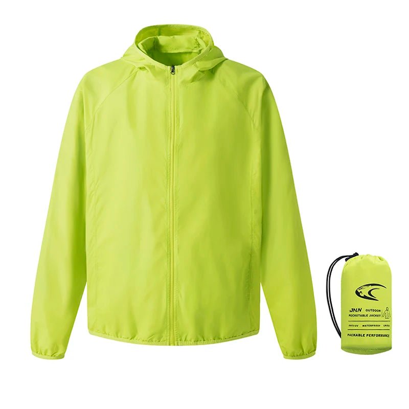 JNLN Camping Rain Jacket Men Women Waterproof Sun Protection Clothing Fishing Hunting Clothes Quick Dry Windbreaker With Pocket - Cozy & Co. Market