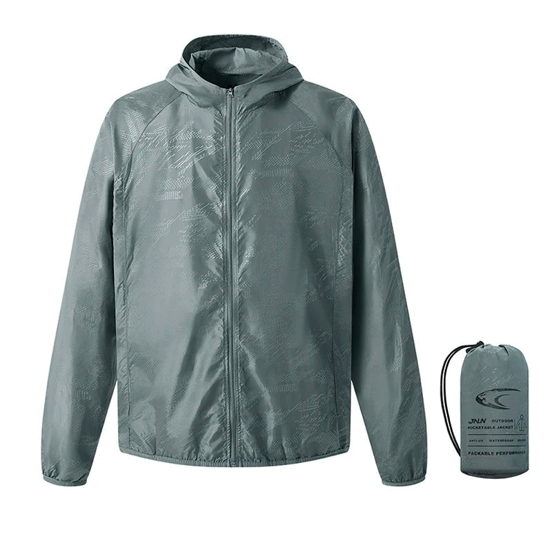JNLN Camping Rain Jacket Men Women Waterproof Sun Protection Clothing Fishing Hunting Clothes Quick Dry Windbreaker With Pocket - Cozy & Co. Market