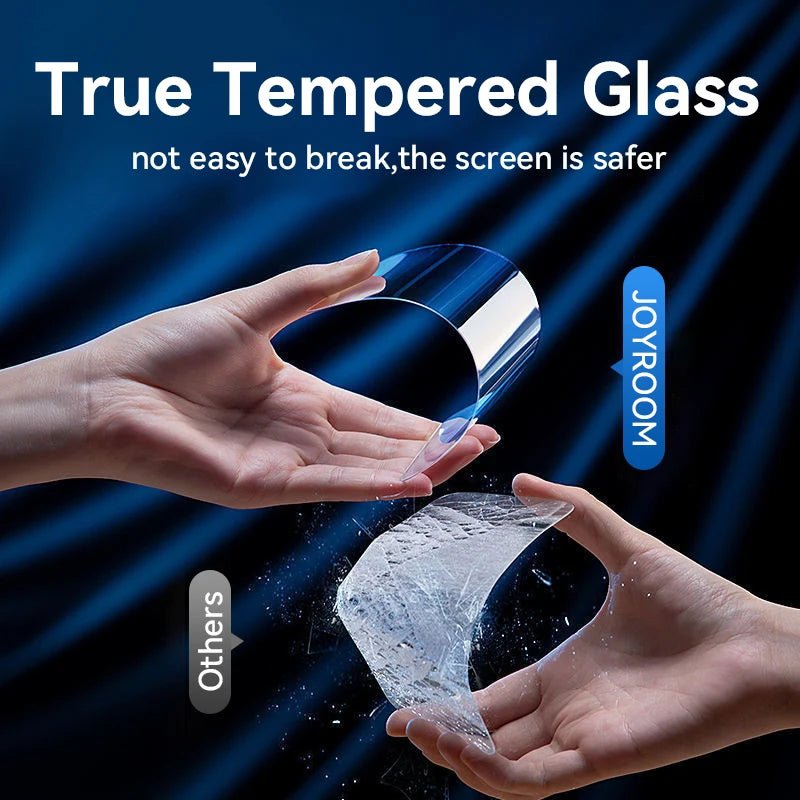 Joyroom 3/2/1PCS HD Glass For iPhone 17 16 15 Pro Max Screen Protector Full Screen Tempered Glass Protection For iPhone 17 16 15 - Cozy & Co. Market
