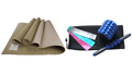 Jute Premium ECO Fitness, pilates, Yoga Mat + Muscle Recovery & 3 Pack Resistance Band Bundle - Cozy & Co. Market