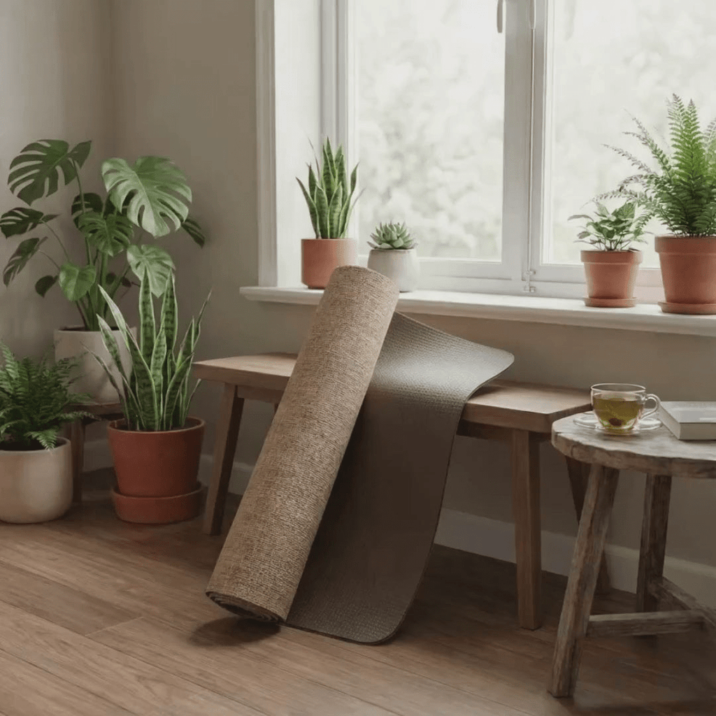 Jute Premium ECO Fitness, pilates, Yoga Mat + Muscle recovery Bundle - Cozy & Co. Market
