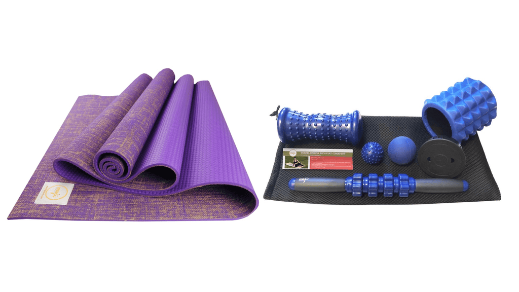 Jute Premium ECO Fitness, pilates, Yoga Mat + Muscle recovery Bundle - Cozy & Co. Market