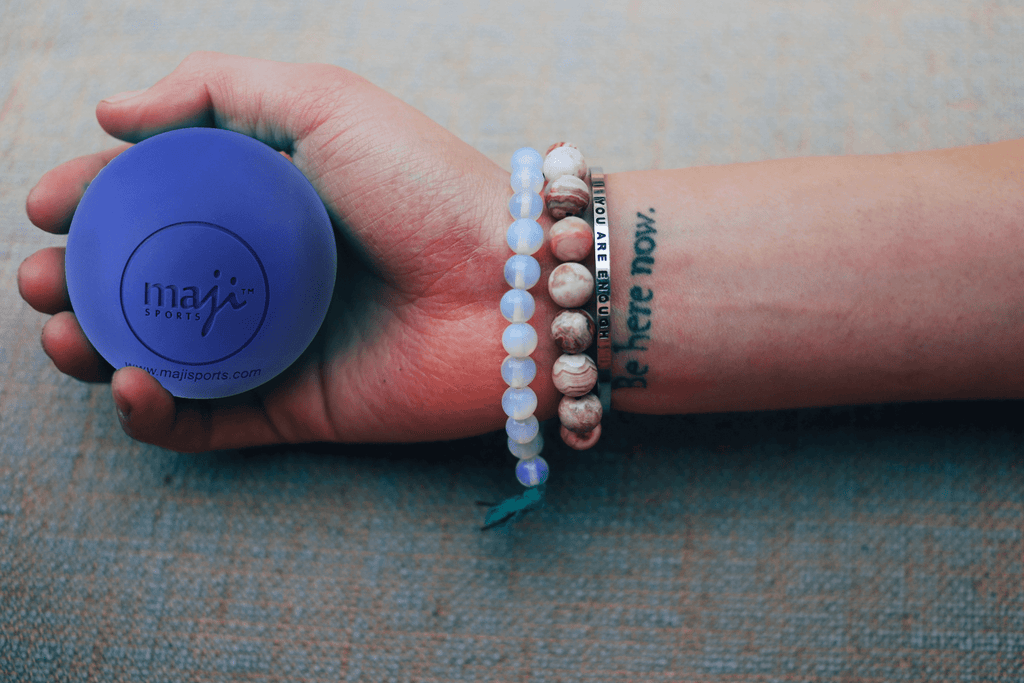 Jute Premium ECO Fitness, pilates, yoga mat + Trigger Ball + Massage Stick - Cozy & Co. Market