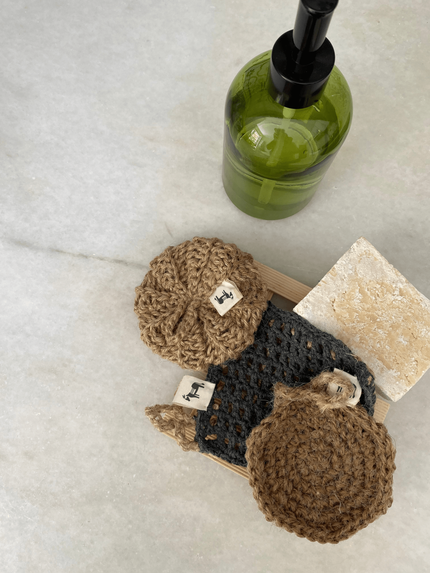 Jute Sponge 'Flat Earth' - Cozy & Co. Market