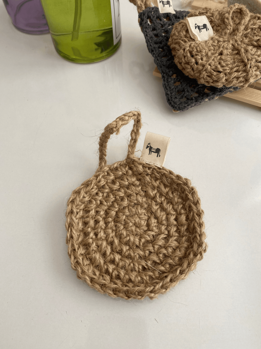 Jute Sponge 'Flat Earth' - Cozy & Co. Market