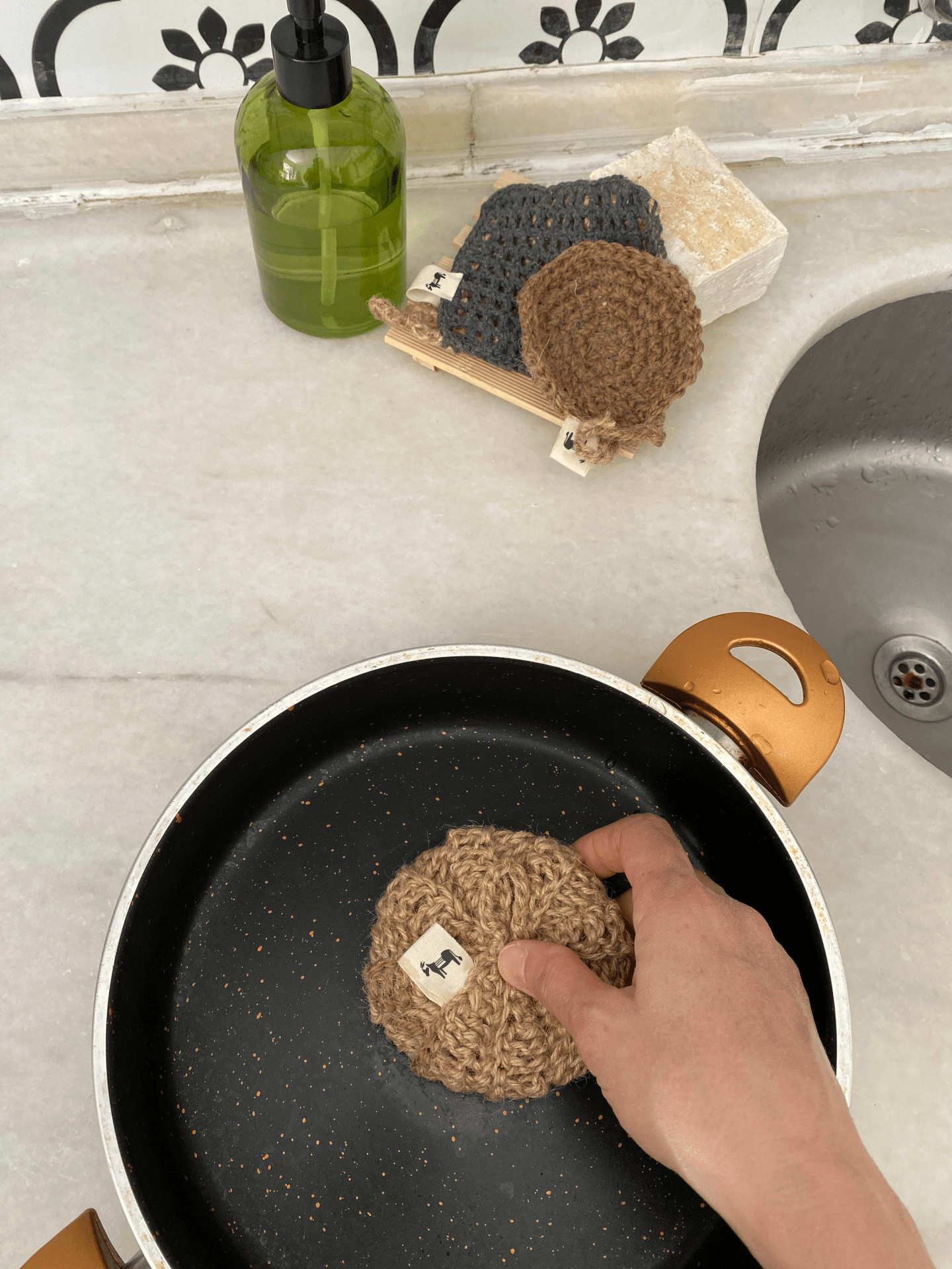 Jute Sponge "Round Earth" - Cozy & Co. Market