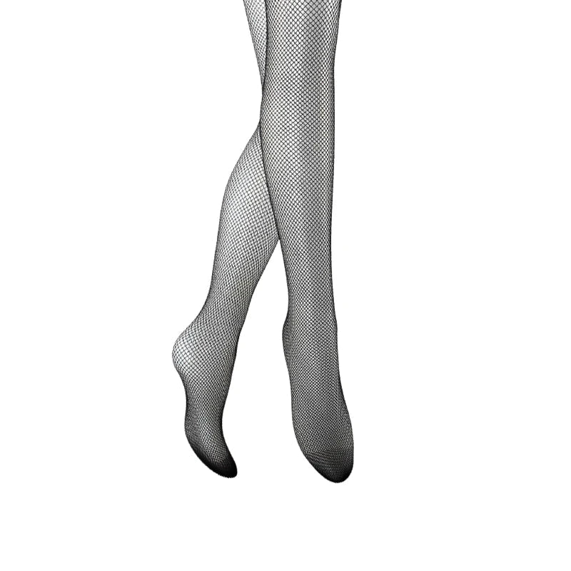 JW Basics Fishnet Seamless Thin Knitted Tight Latin Dance Pantyhose Stockings Socks Open Toe Toeless Tights - Cozy & Co. Market