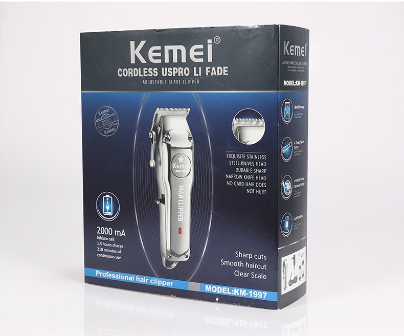 Kemei Rechargeable Electric Hair Clipper for Men - Cozy & Co. Market