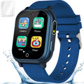 Kids Smart Watch Gift for Boys Ages 3-12 IP67 Waterproof 32 Puzzle Games HD Touchscreen Dual Camera Video Pedometer Music Player Kids Watch Toy Birthday Gifts for Boys Ages 5 6 7 8 9 10 (Blue) - Cozy & Co. Market