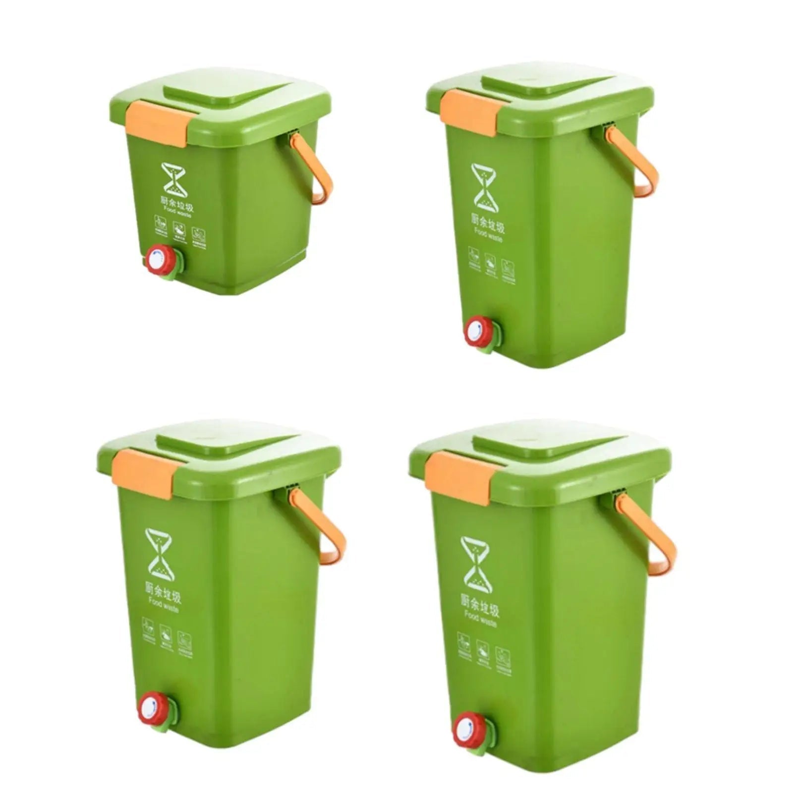 Kitchen Waste Compost Bucket Easy to Clean Modern Composting Recycle Bucket Trash Can for Pantry Home Countertop Kitchen - Cozy & Co. Market