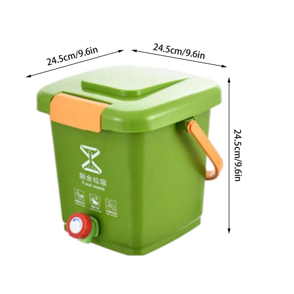 Kitchen Waste Compost Bucket Easy to Clean Modern Composting Recycle Bucket Trash Can for Pantry Home Countertop Kitchen - Cozy & Co. Market