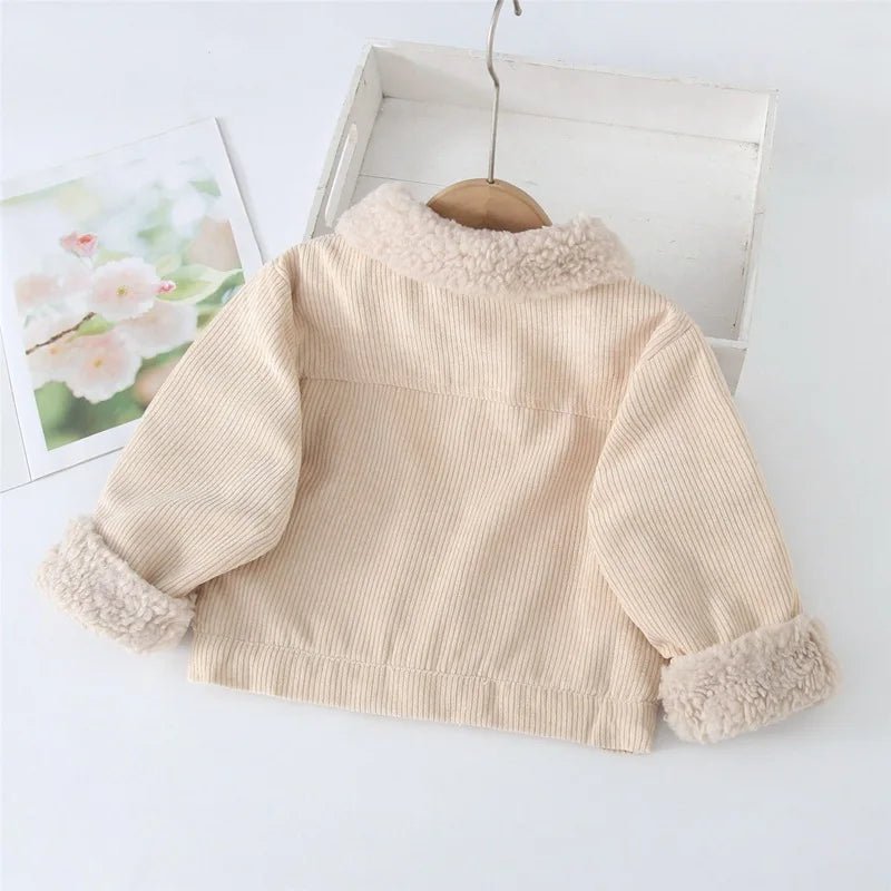 Korean Stylish Winter Quilted Jacket Corduroy Eco-Friendly Breathable Kids Coats for Boys and Girls - Cozy & Co. Market