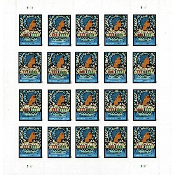 Kwanzaa Forever United States Postal Mail Stickers Postage Stamp Usa Post Stamps Us Postage Stamps in Bulk for Party Decoration - Cozy & Co. Market