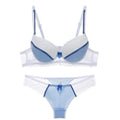 Lace Striped Lingerie Set with Bra and Panties - Cozy & Co. Market