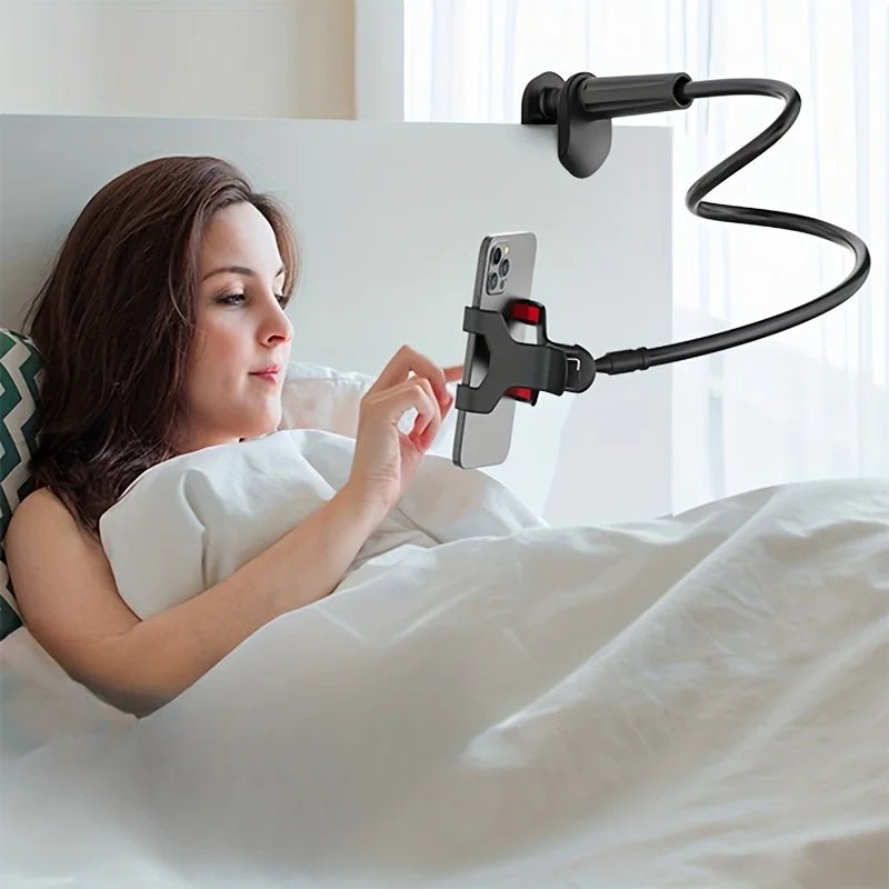 Lazy Bedside DesktopMobile Phone Clamp Bracket Flexible Long Arm Gooseneck Lazy Person Bracket With Handle Overhead Live Bracket - Cozy & Co. Market