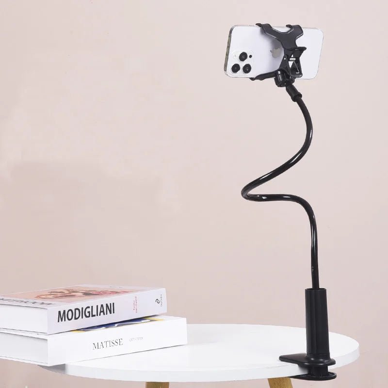 Lazy Bedside DesktopMobile Phone Clamp Bracket Flexible Long Arm Gooseneck Lazy Person Bracket With Handle Overhead Live Bracket - Cozy & Co. Market