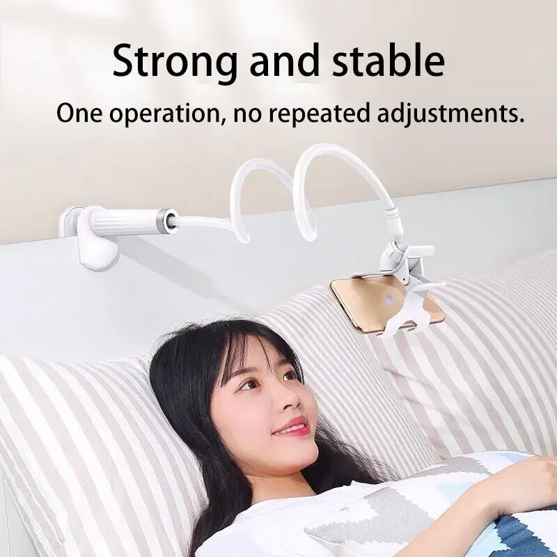 Lazy Bedside DesktopMobile Phone Clamp Bracket Flexible Long Arm Gooseneck Lazy Person Bracket With Handle Overhead Live Bracket - Cozy & Co. Market