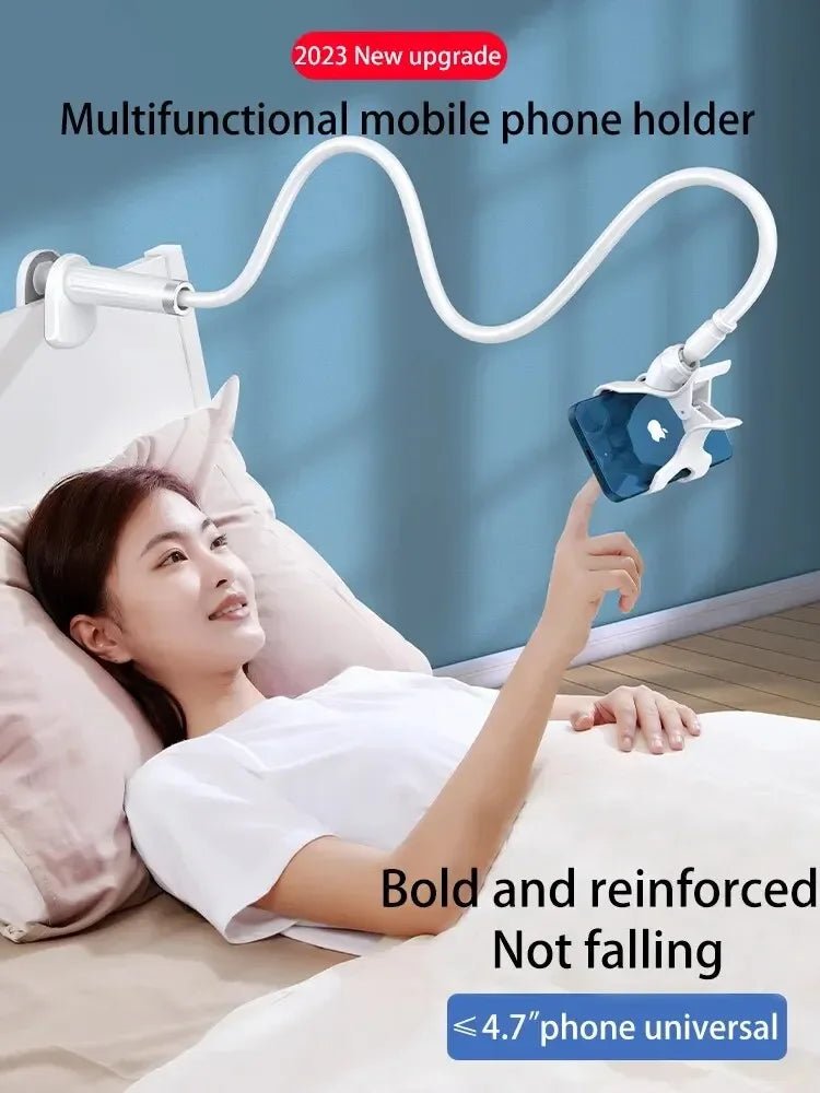 Lazy Bedside DesktopMobile Phone Clamp Bracket Flexible Long Arm Gooseneck Lazy Person Bracket With Handle Overhead Live Bracket - Cozy & Co. Market
