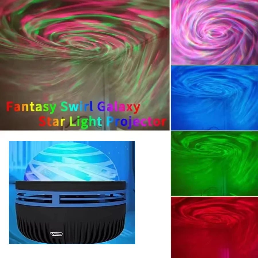 LED Galaxy Projector Light Colorful Galaxy Sky Projector Bedroom Night Light Kids Room Decoration Christmas Party Decoration - Cozy & Co. Market
