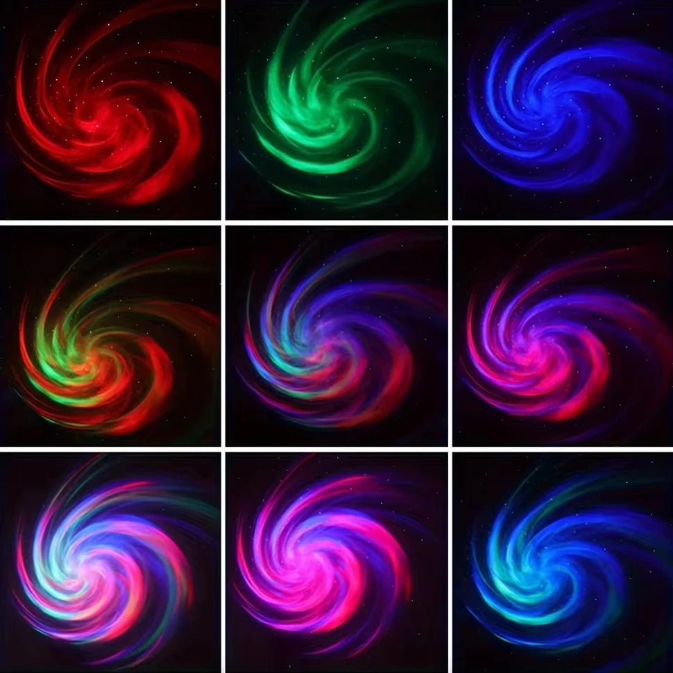 LED Galaxy Projector Light Colorful Galaxy Sky Projector Bedroom Night Light Kids Room Decoration Christmas Party Decoration - Cozy & Co. Market