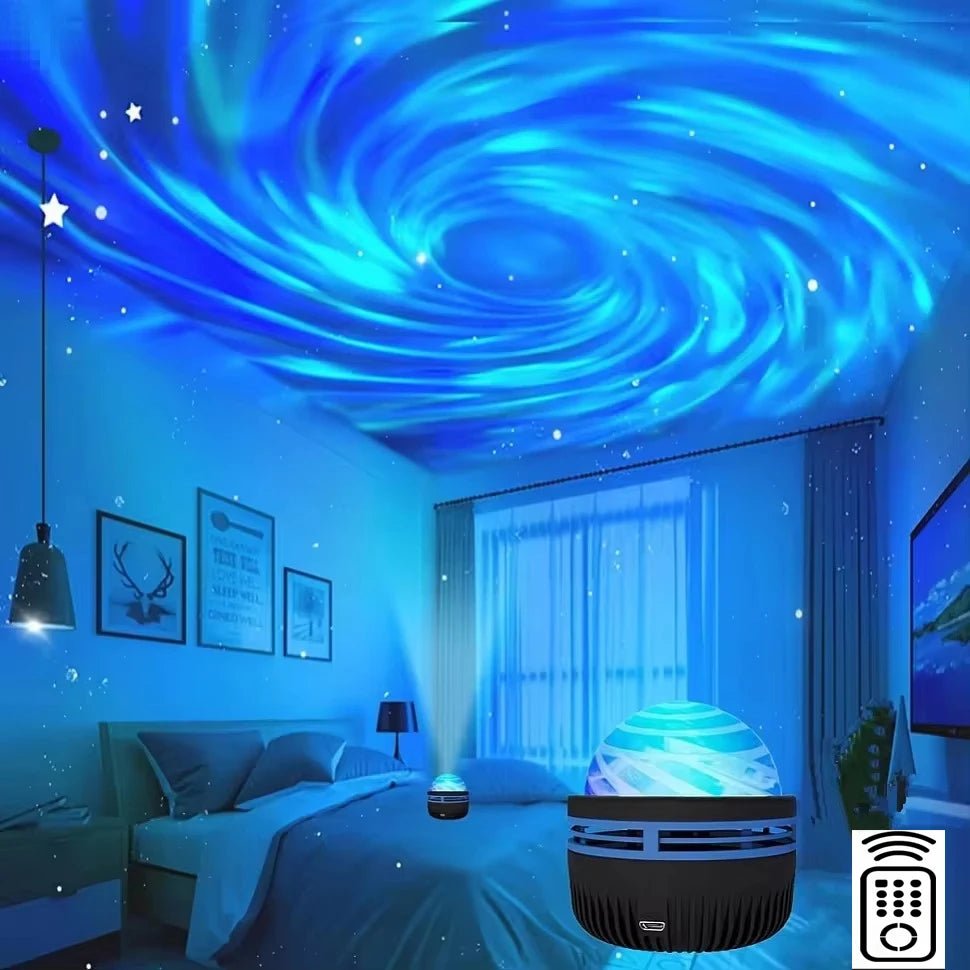 LED Galaxy Projector Light Colorful Galaxy Sky Projector Bedroom Night Light Kids Room Decoration Christmas Party Decoration - Cozy & Co. Market