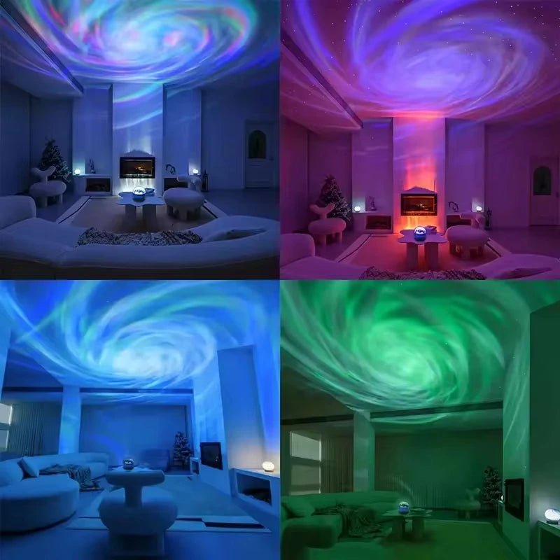 LED Galaxy Projector Light Colorful Galaxy Sky Projector Bedroom Night Light Kids Room Decoration Christmas Party Decoration - Cozy & Co. Market