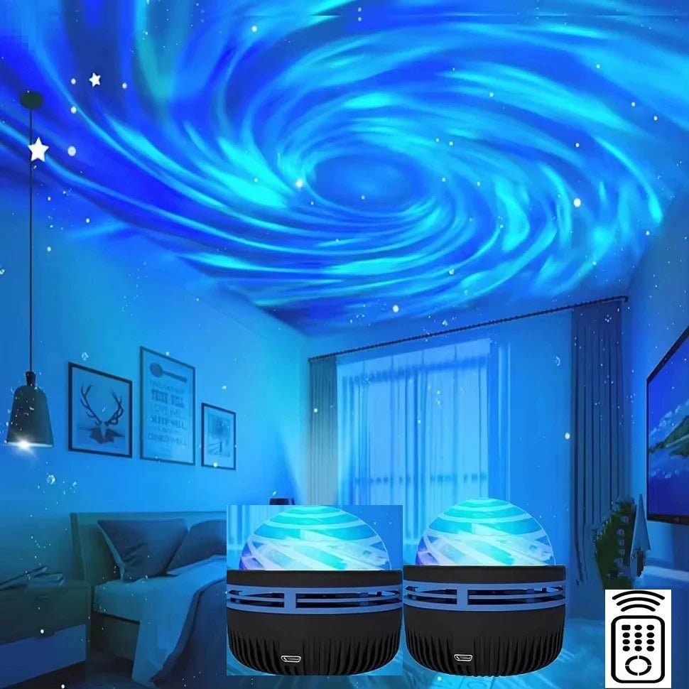 LED Galaxy Projector Light Colorful Galaxy Sky Projector Bedroom Night Light Kids Room Decoration Christmas Party Decoration - Cozy & Co. Market