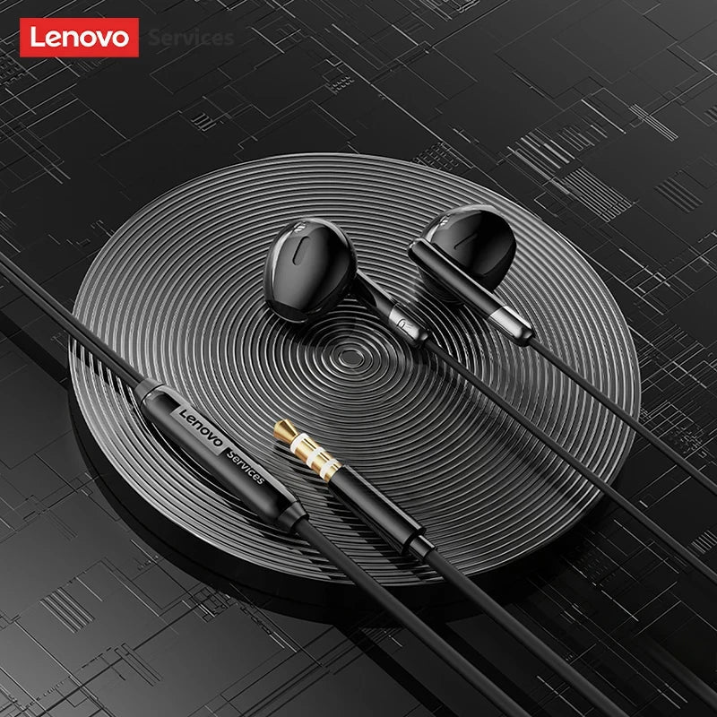Lenovo Wired Earphones Gaming Headset Low Latency Headphones TypeC 3.5mm AUX In-Ear Earbuds with Mic For iPhone 16 17 New Y106 - Cozy & Co. Market