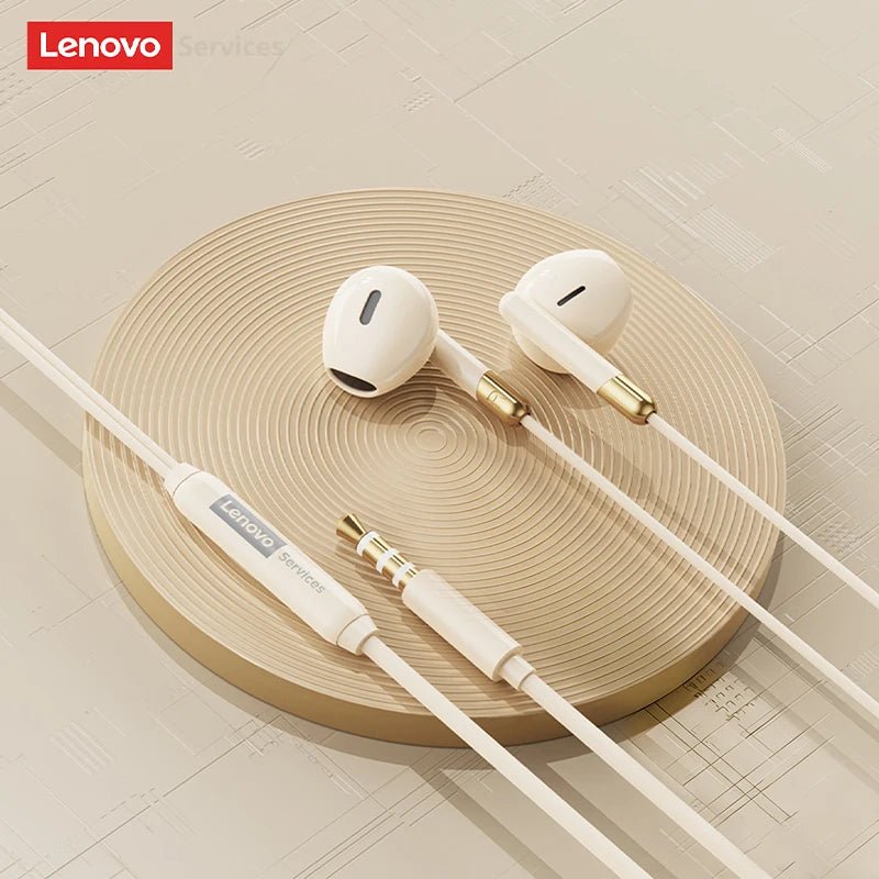 Lenovo Wired Earphones Gaming Headset Low Latency Headphones TypeC 3.5mm AUX In-Ear Earbuds with Mic For iPhone 16 17 New Y106 - Cozy & Co. Market