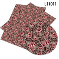 Leopard Print Zebra Print Flowers Pattern Waterproof Faux Leather 1mm Furniture Car Decoration Bag Hair Bow Garment Football - Cozy & Co. Market