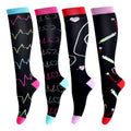 LEOSTEP Compression Socks for Women & Men Circulation Long Stockings Support for Nurses Pregnant Hiking Riding Running - Cozy & Co. Market