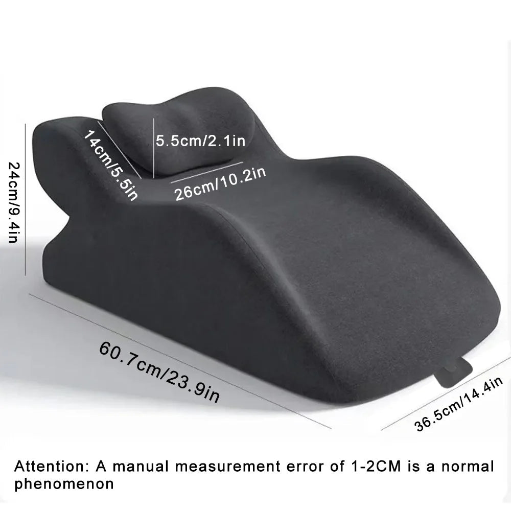 Lie On The Bed Sleeping Pillow Wedge Pillow for Acid Reflux ,Couple's Lying Pillow Prone Position Ergonomic Pillow for Reading - Cozy & Co. Market