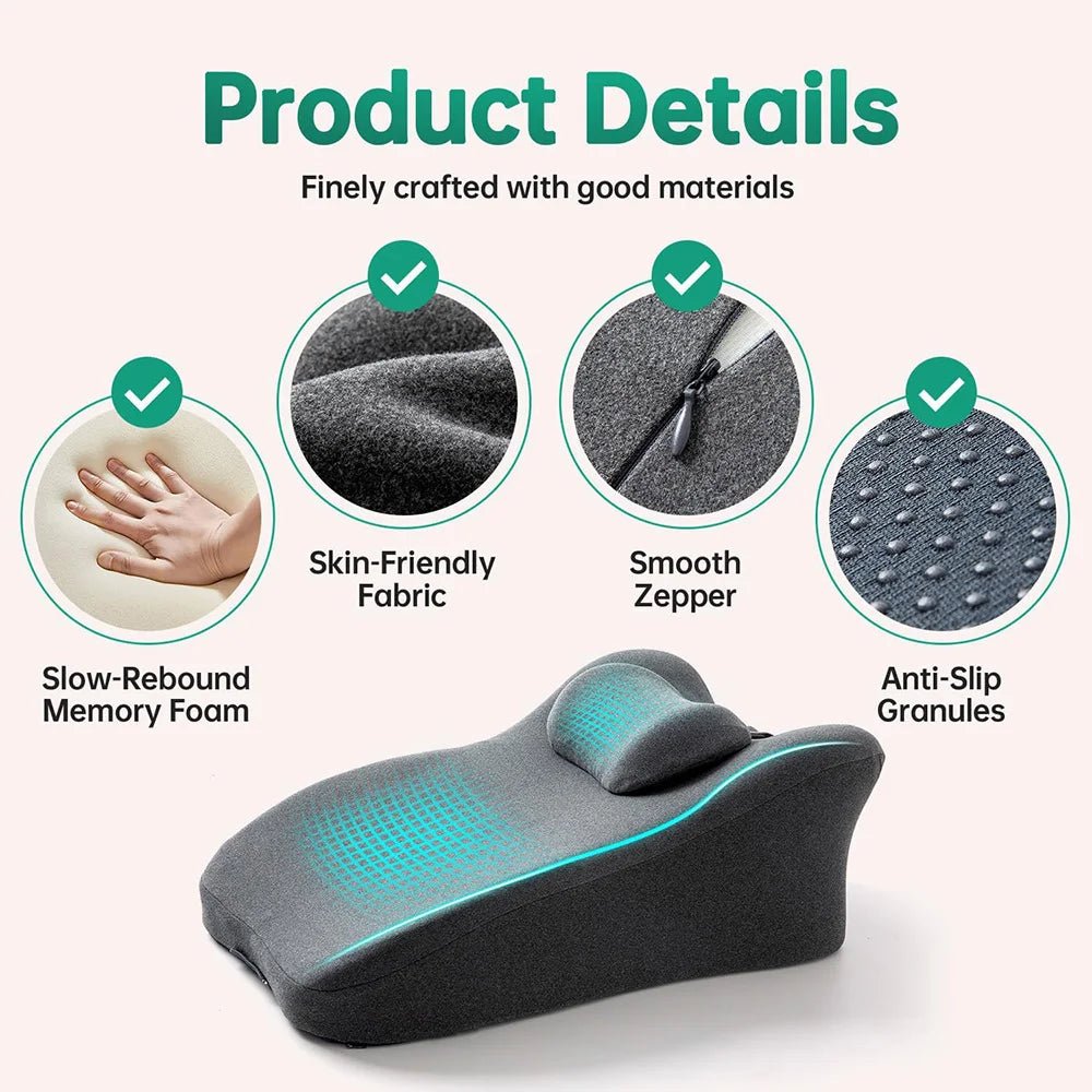Lie On The Bed Sleeping Pillow Wedge Pillow for Acid Reflux ,Couple's Lying Pillow Prone Position Ergonomic Pillow for Reading - Cozy & Co. Market