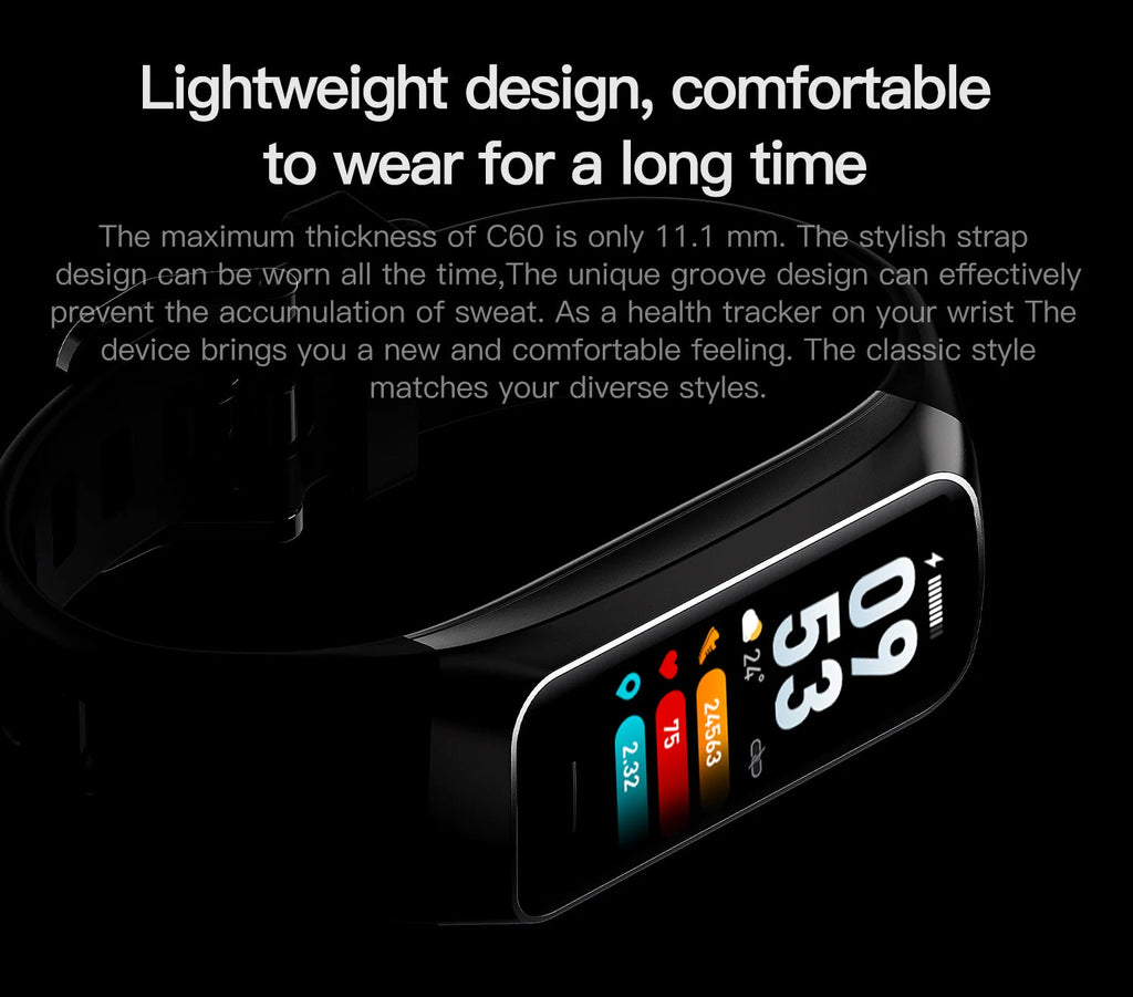 LIGE Amoled Smart Watch Men 2025 Smart Band Women Heart Rate Blood Smartwartch Waterproof Smart Bracelet Sport Fitness Tracker - Cozy & Co. Market