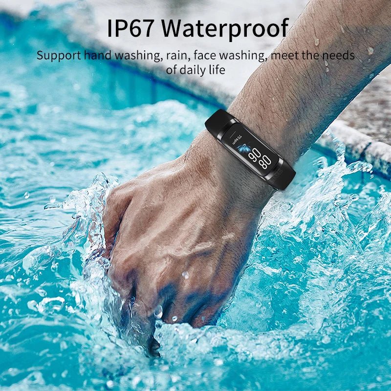 LIGE Amoled Smart Watch Men 2025 Smart Band Women Heart Rate Blood Smartwartch Waterproof Smart Bracelet Sport Fitness Tracker - Cozy & Co. Market