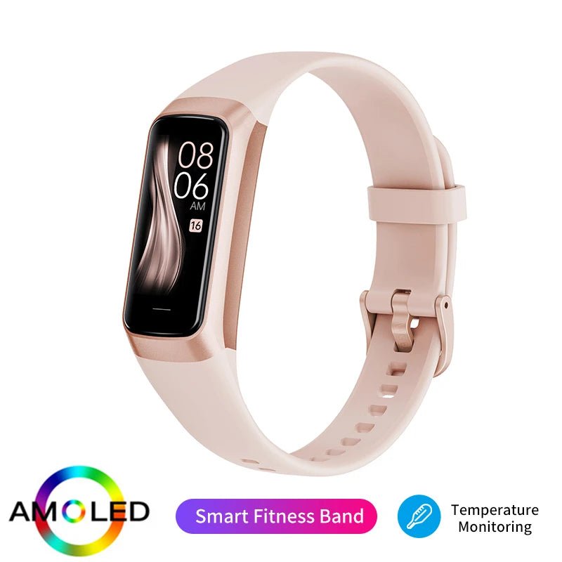 LIGE Amoled Smart Watch Men 2025 Smart Band Women Heart Rate Blood Smartwartch Waterproof Smart Bracelet Sport Fitness Tracker - Cozy & Co. Market